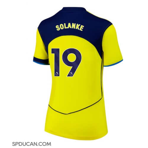 Zenski Nogometni Dres Tottenham Hotspur Dominic Solanke #19 Rezervni 2025-26 Kratak Rukav